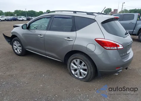 2012 Nissan Murano Sl z USA, uszkodzony, nr VIN JN8AZ1MW8CW224069